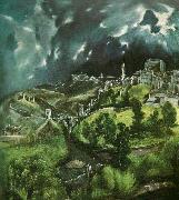 El Greco toledo oil painting
